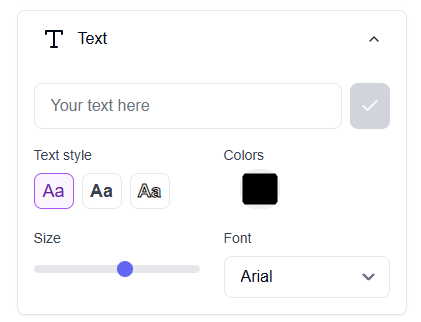 Type your text
